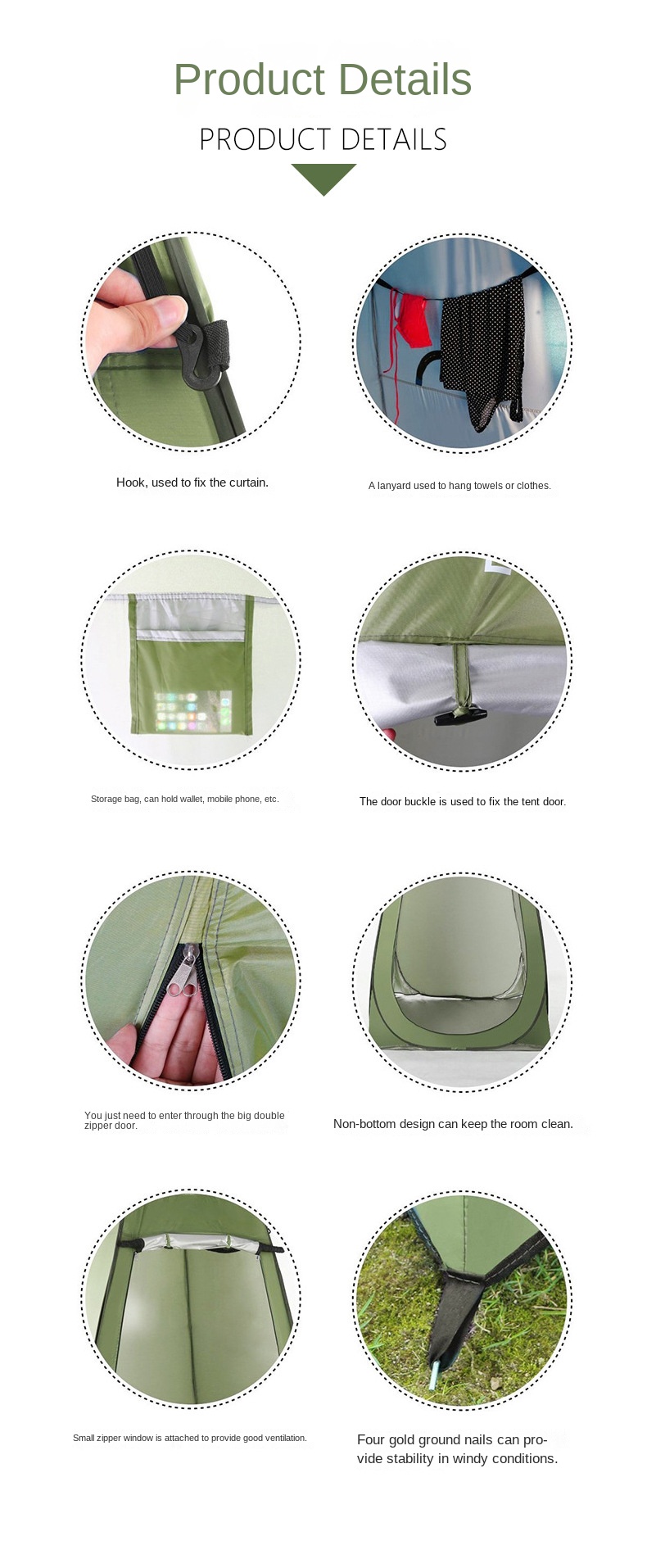 Cheap Goat Tents Portable Outdoor Camping Tent Shower Tent Bath Changing Fitting Room Tent Shelter Camping Beach Privacy Toilet Camping Tent   